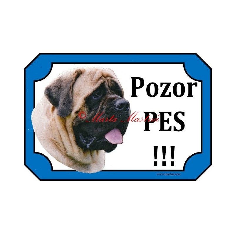 Cedulka mastif anglický