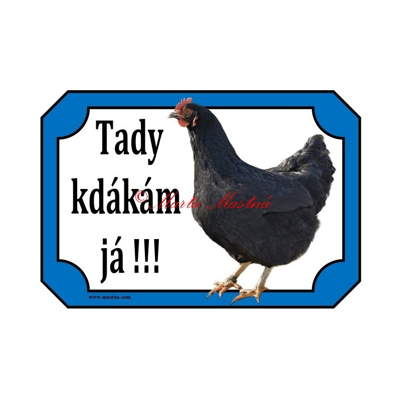 Cedulka slepice, drůbež