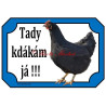 Cedulka slepice, drůbež
