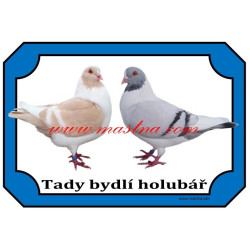 Cedulka holub prácheňský káník