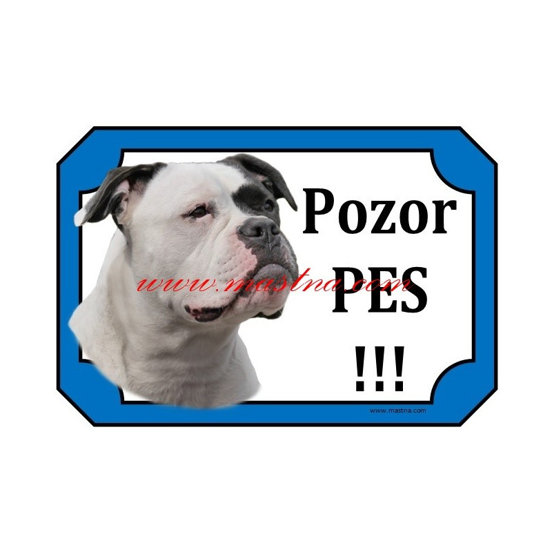 Tabulka americký buldok