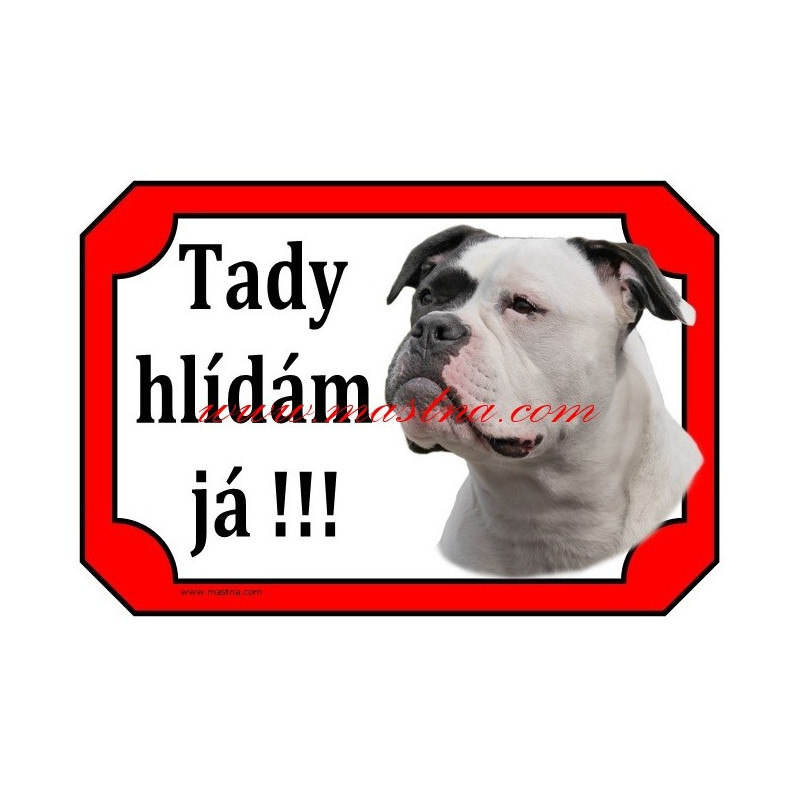 Tabulka americký buldok
