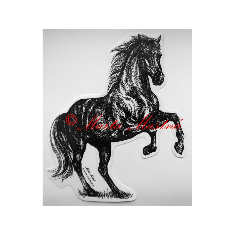 Samolepka kůň