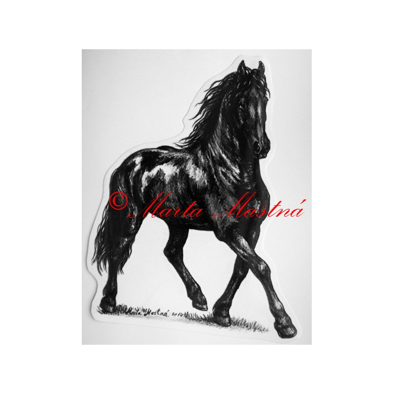 Samolepka kůň