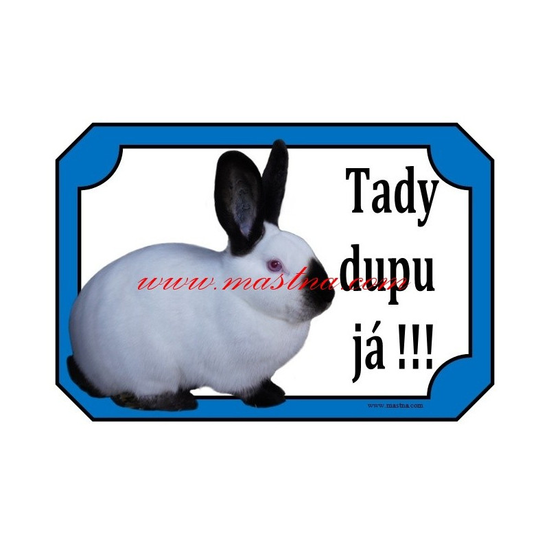 Cedulka králík ruský