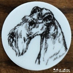 Foxteriér magnet nebo placka