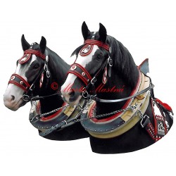 Samolepka shirský kůň, shire, koně