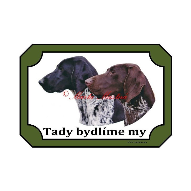 Cedulka ohař německý krátkosrstý