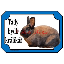 Cedulka králík durynský