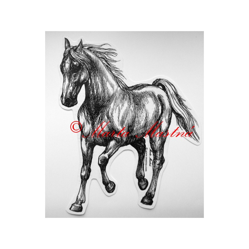 Samolepka kůň