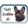 Cedulka francouzský buldoček