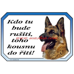 Tabulka německý ovčák