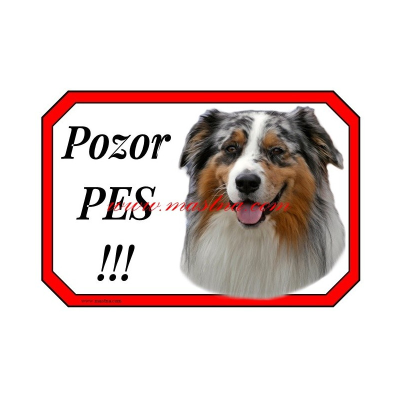 Tabulky australský ovčák