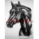 Samolepka kůň quarter horse, western