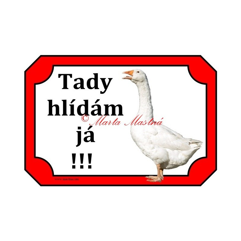 Tabulka houser, husa, drůbež