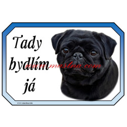Cedulka mops černý