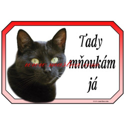 Cedulka kočka evropská černá
