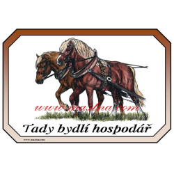 Tabulka koně, chladnokrevníci, hospodář