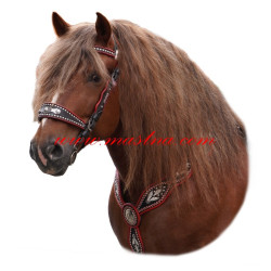 Samolepka českomoravský belgik, kůň, koně