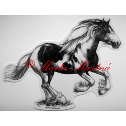 Samolepka kůň irský cob, tinker