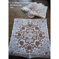 Krajkové prostírání