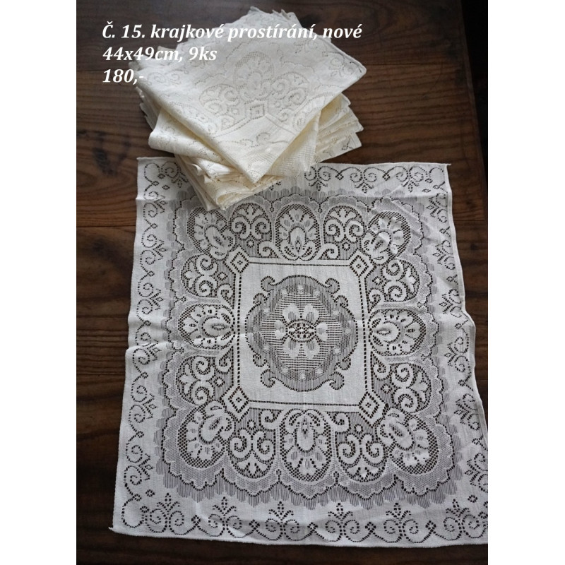 Krajkové prostírání