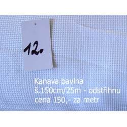 Látka vyšívací kanava