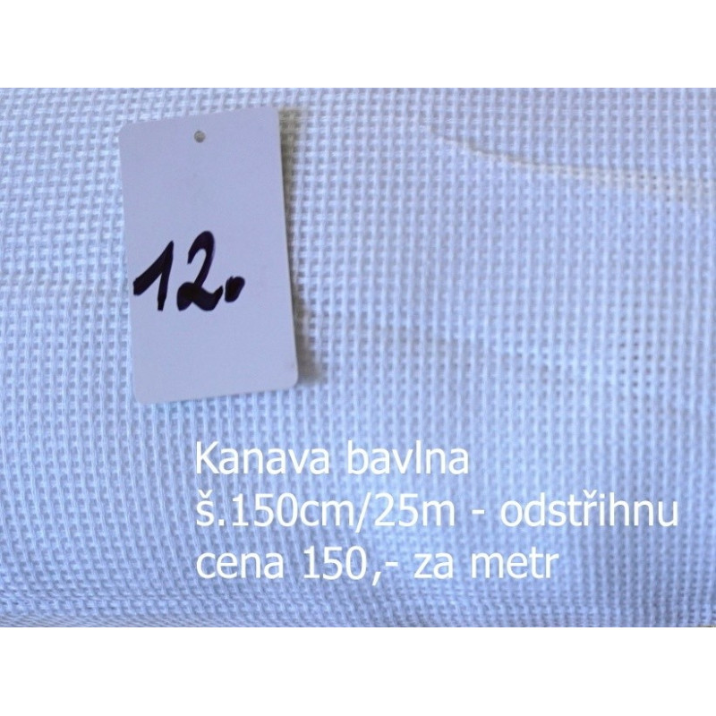 Látka vyšívací kanava