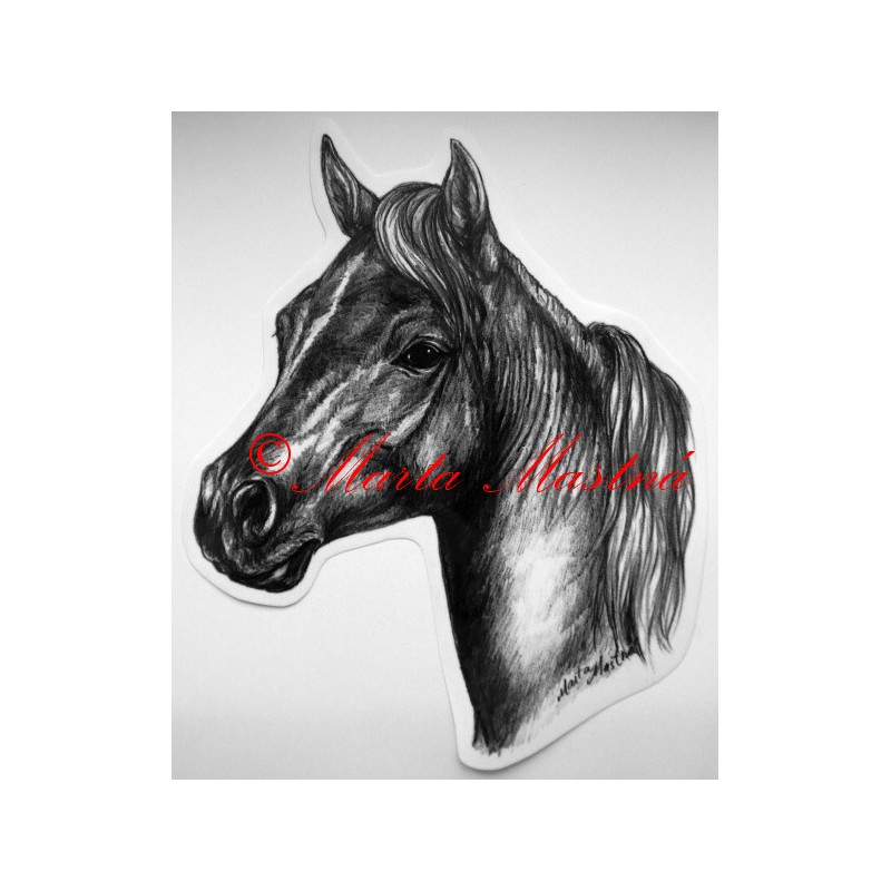 Samolepka kůň minihorse, pony