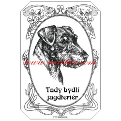 Tabulka německý lovecký teriér - jagdteriér