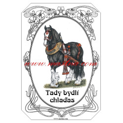 Tabulka shire horse, chladnokrevník, kůň, koně