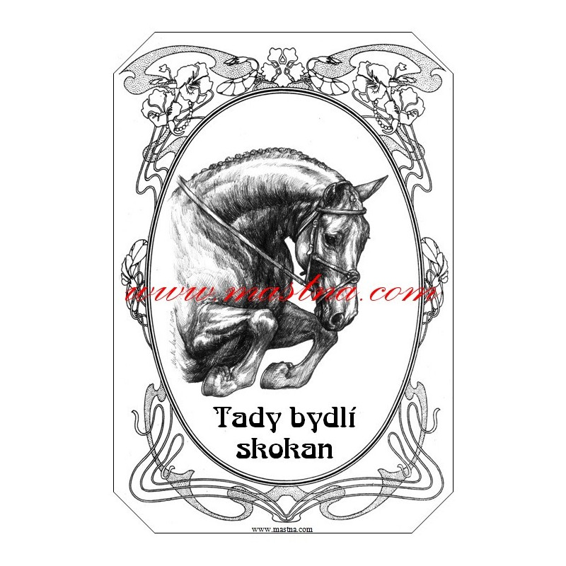 Tabulka kůň parkurový