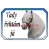 Cedulka chladnokrevník, kůň, koně