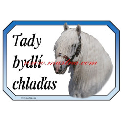 Cedulka chladnokrevník, kůň, koně
