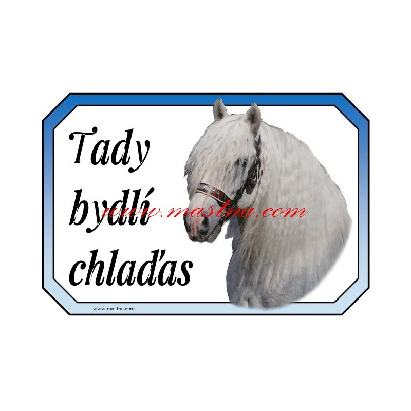 Cedulka chladnokrevník, kůň, koně