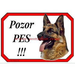 Cedulka německý ovčák