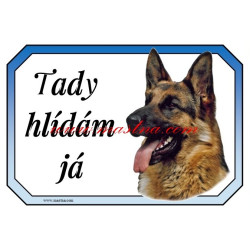 Cedulka německý ovčák
