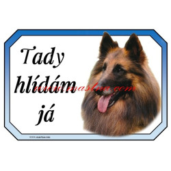 Cedulka belgický ovčák tervueren