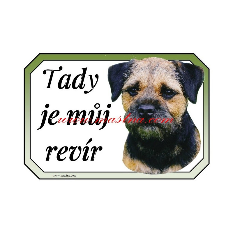 Cedulka border teriér