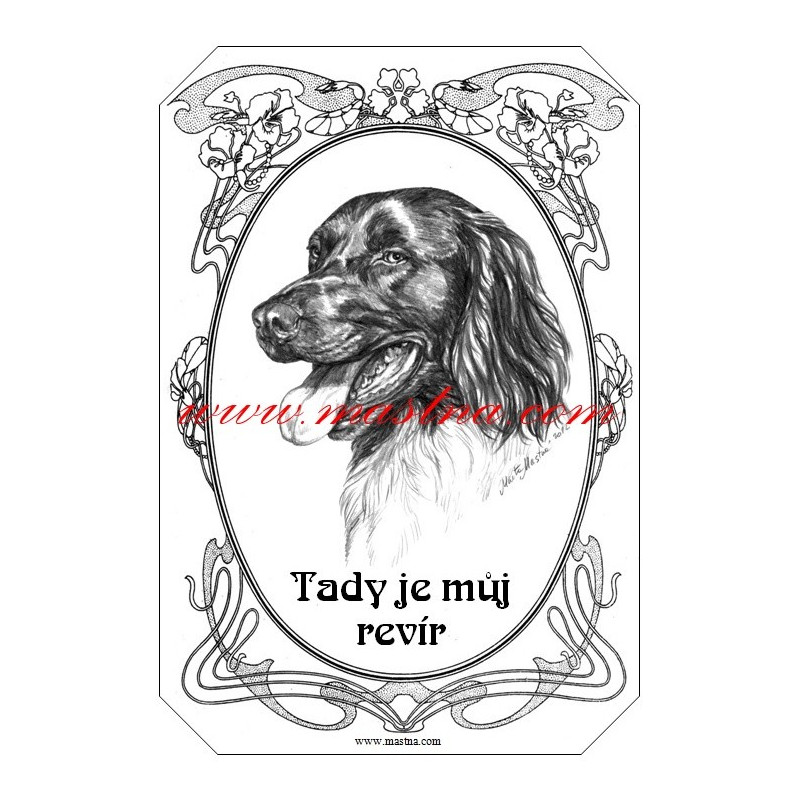 Tabulka münsterlandský ohař