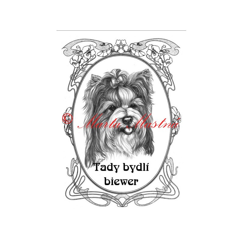 Tabulka biewer, jorkšír teriér