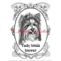 Tabulka biewer, jorkšír teriér