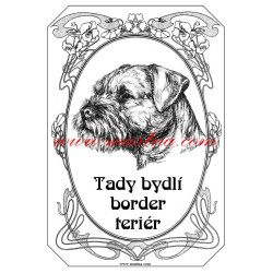 Tabulka border teriér