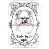 Tabulka německý špic, pomeranian
