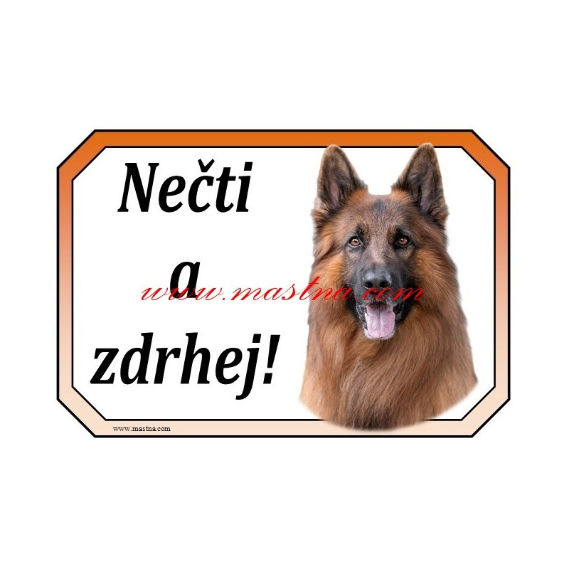 Cedulka německý ovčák