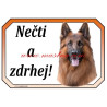 Cedulka německý ovčák