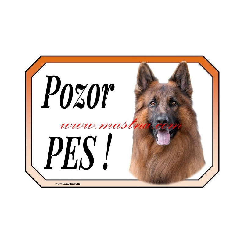 Cedulka německý ovčák