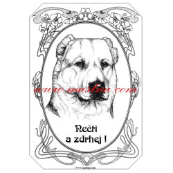 Tabulka asiat, středoasijský pastevecký pes