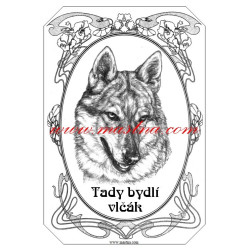 Tabulka československý vlčák