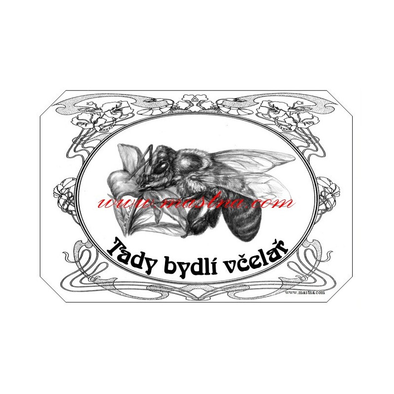 Tabulka včela - včelař